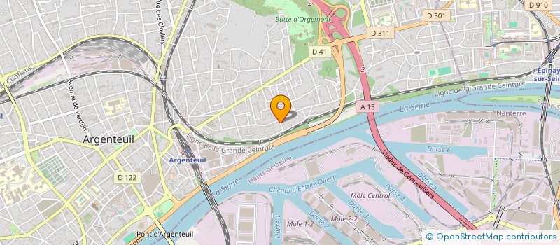 localisation de l'entreprise MONSIEUR VICTOR GAGNEUR  ARGENTEUIL