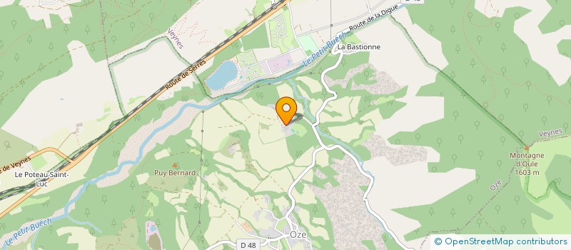 localisation de l'entreprise MONSIEUR VICTOR GAILLARD  CHABESTAN