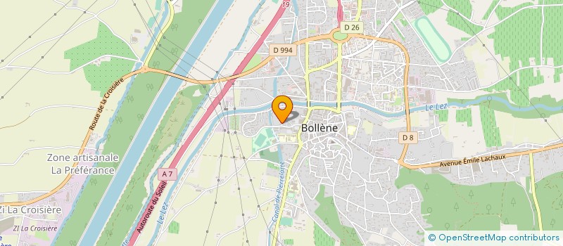 localisation de l'entreprise MONSIEUR VICTOR GAMBINO à BOLLENE