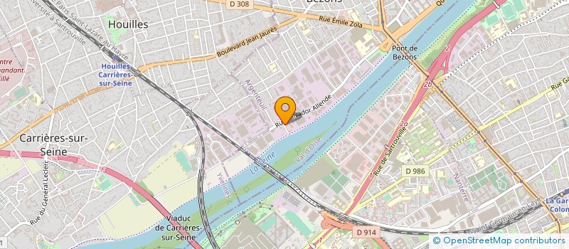 localisation de l'entreprise MONSIEUR VICTOR GAMEIRO à BEZONS