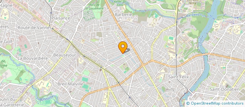 localisation de l'entreprise MONSIEUR VICTOR GARBY-LACROUTS  NANTES