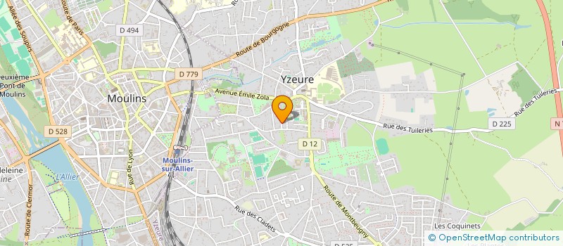 localisation de l'entreprise MONSIEUR VICTOR GARCIA  YZEURE