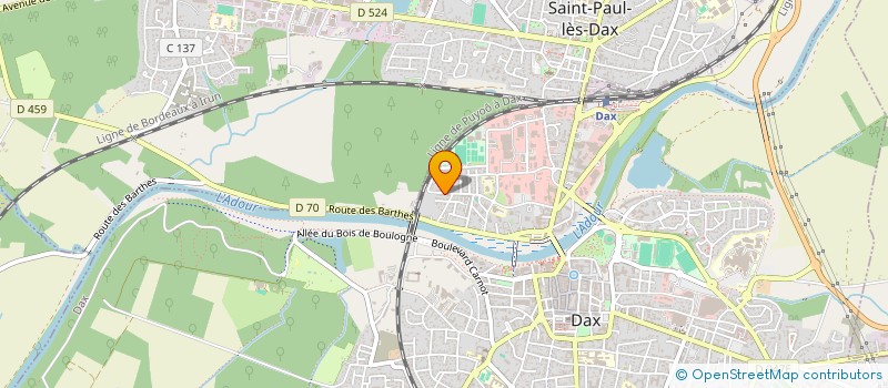 localisation de l'entreprise MONSIEUR VICTOR GARCIA SOTO à DAX
