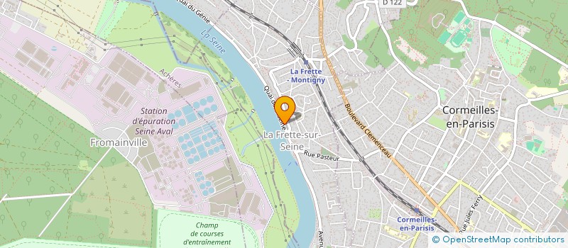 localisation de l'entreprise MONSIEUR VICTOR GASQUET  LA FRETTE-SUR-SEINE