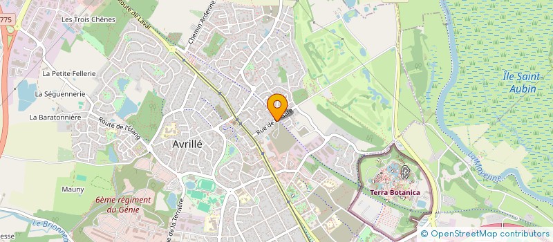 localisation de l'entreprise MONSIEUR VICTOR GAUBERT  AVRILLE