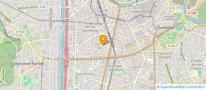 localisation de l'entreprise MONSIEUR VICTOR GAUDAIRE  GRENOBLE