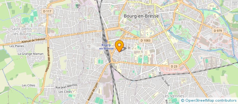 localisation de l'entreprise MONSIEUR VICTOR GEFFRAYE  BOURG-EN-BRESSE