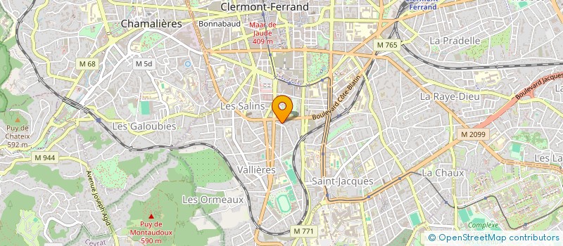 localisation de l'entreprise MONSIEUR VICTOR GENY à CLERMONT-FERRAND