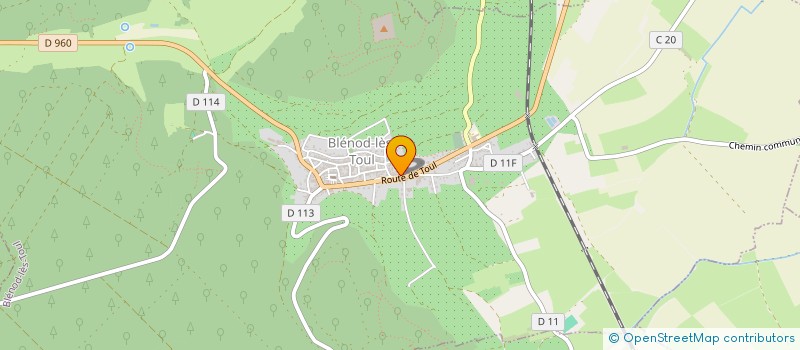 localisation de l'entreprise MONSIEUR VICTOR GEORGES  BLENOD-LES-TOUL