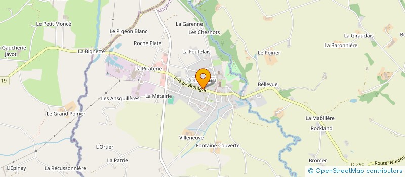 localisation de l'entreprise MONSIEUR VICTOR GESLIN  PONTMAIN