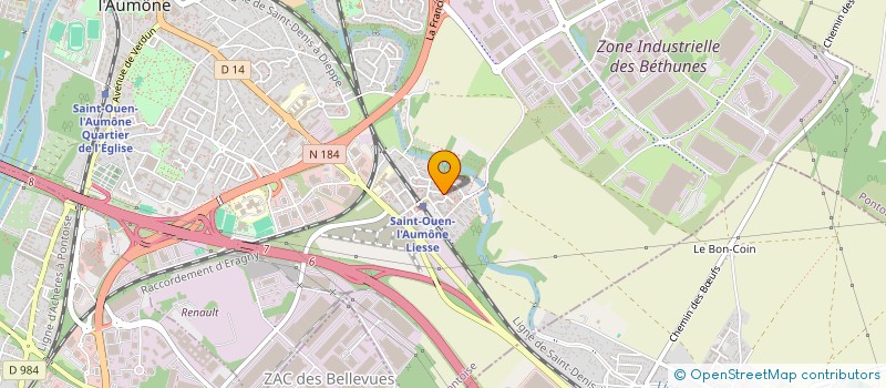 localisation de l'entreprise MONSIEUR VICTOR GHEORTAN à SAINT-OUEN-L'AUMONE