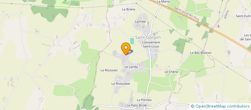 localisation de l'entreprise MONSIEUR VICTOR GICQUEL à SAINT-GORGON
