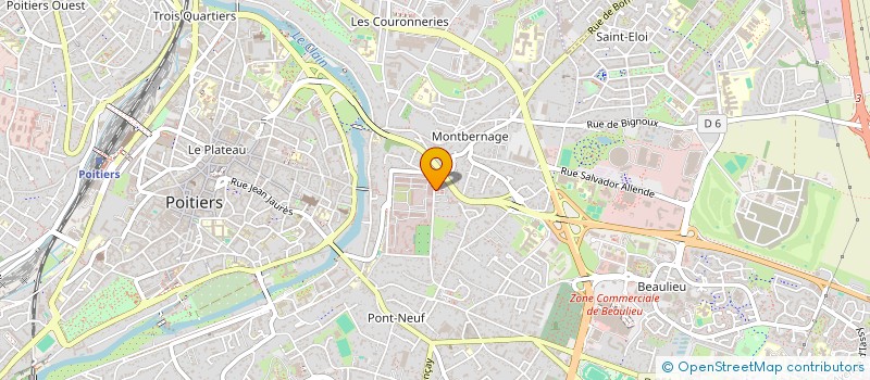 localisation de l'entreprise MONSIEUR VICTOR GIRARD à POITIERS