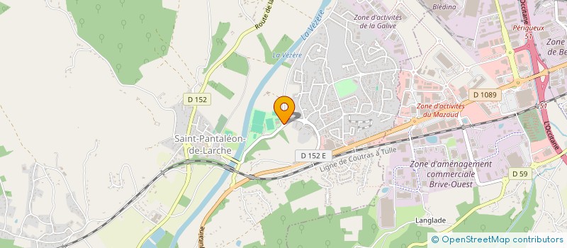 localisation de l'entreprise MONSIEUR VICTOR GISCARD  SAINT-PANTALEON-DE-LARCHE