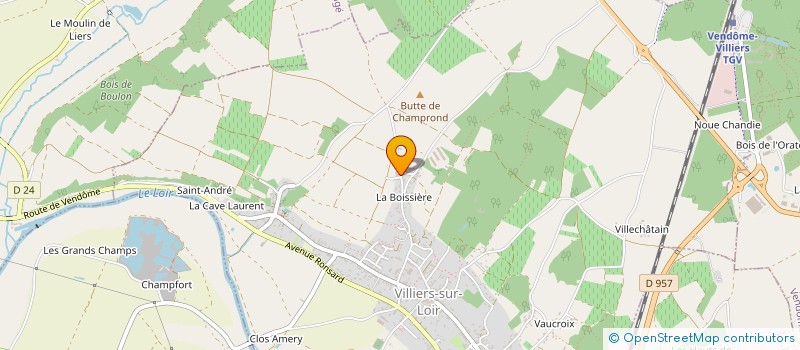 localisation de l'entreprise MONSIEUR VICTOR GODER  VILLIERS-SUR-LOIR