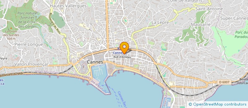 localisation de l'entreprise MONSIEUR VICTOR GONKIEWIEZ à CANNES