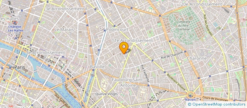 localisation de l'entreprise MONSIEUR VICTOR GONZALEZ  PARIS