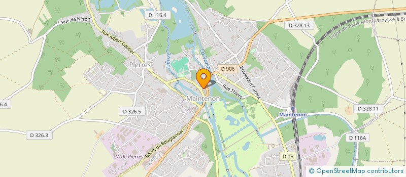 localisation de l'entreprise MONSIEUR VICTOR GOULET à MAINTENON