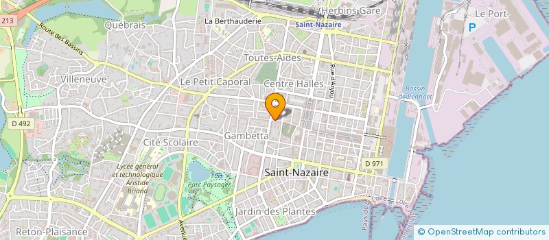 localisation de l'entreprise MONSIEUR VICTOR GOUPY  SAINT-NAZAIRE