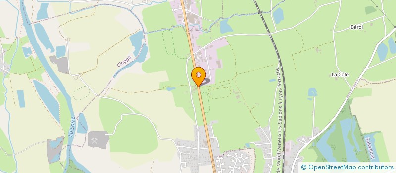 localisation de l'entreprise MONSIEUR VICTOR GOUTILLE  FEURS