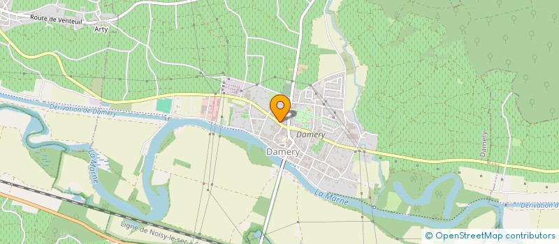 localisation de l'entreprise MONSIEUR VICTOR GOUTORBE  DAMERY