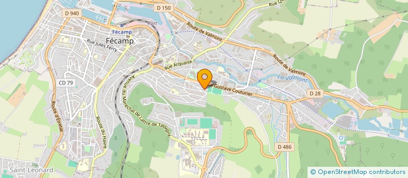 localisation de l'entreprise MONSIEUR VICTOR GRANCHER  FECAMP