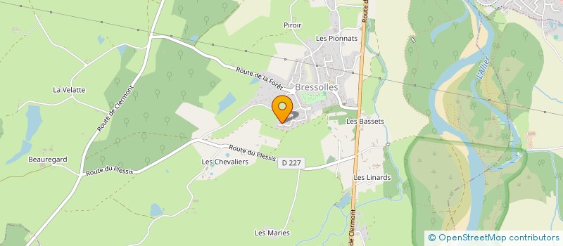 localisation de l'entreprise MONSIEUR VICTOR GRAND  BRESSOLLES