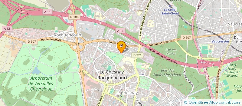 localisation de l'entreprise MONSIEUR VICTOR GRANES  LE CHESNAY-ROCQUENCOURT