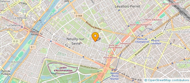 localisation de l'entreprise MONSIEUR VICTOR GRARD à NEUILLY-SUR-SEINE