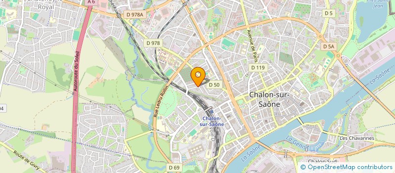 localisation de l'entreprise MONSIEUR VICTOR GRENIER  CHALON-SUR-SAONE