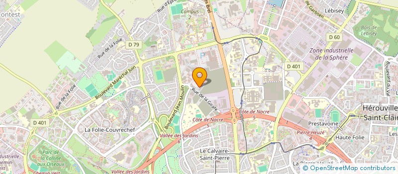 localisation de l'entreprise MONSIEUR VICTOR GRENIER à CAEN