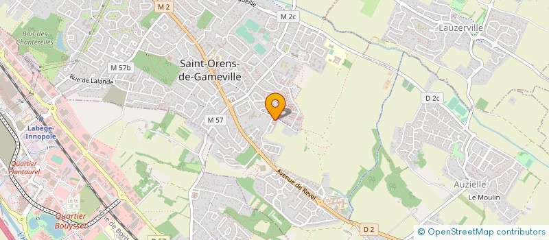 localisation de l'entreprise MONSIEUR VICTOR GROS à SAINT-ORENS-DE-GAMEVILLE