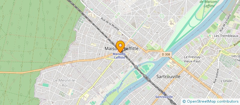 localisation de l'entreprise MONSIEUR VICTOR GRUMEZA à MAISONS-LAFFITTE