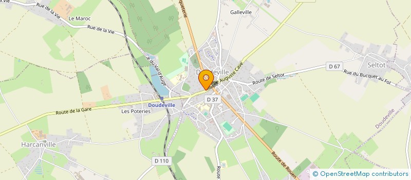 localisation de l'entreprise MONSIEUR VICTOR GUENOUX  DOUDEVILLE