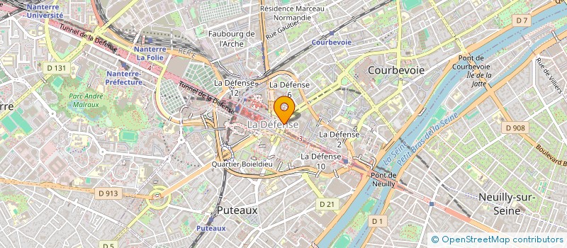 localisation de l'entreprise MONSIEUR VICTOR GUERIN à COURBEVOIE