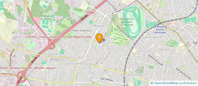 localisation de l'entreprise MONSIEUR VICTOR GUILBAULT  BORDEAUX