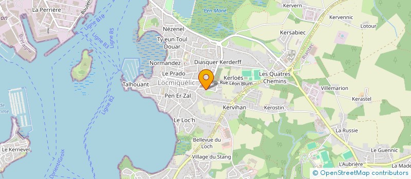 localisation de l'entreprise MONSIEUR VICTOR GUILLEMOTO  LOCMIQUELIC