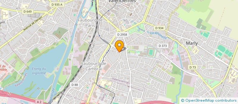 localisation de l'entreprise MONSIEUR VICTOR GUILMOT  VALENCIENNES