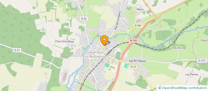 localisation de l'entreprise MONSIEUR VICTOR HILLION à CHASSENEUIL-SUR-BONNIEURE