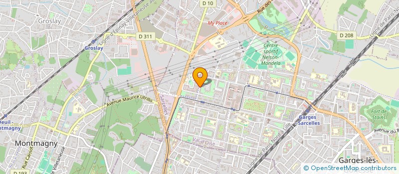 localisation de l'entreprise MONSIEUR VICTOR HORTOLOMEI  SARCELLES