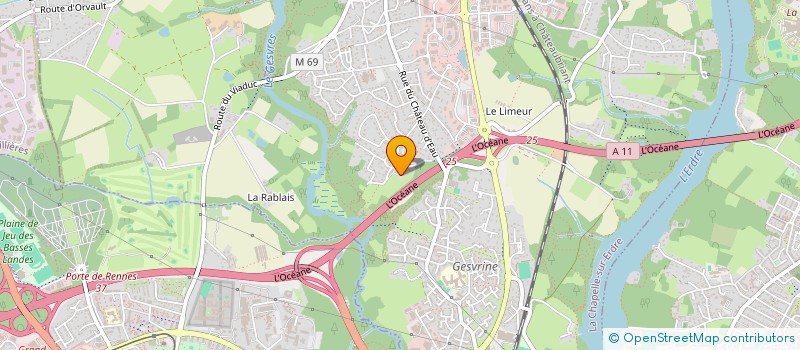 localisation de l'entreprise MONSIEUR VICTOR HOSOTTE à LA CHAPELLE-SUR-ERDRE