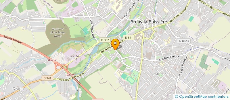 localisation de l'entreprise MONSIEUR VICTOR HUBLART  BRUAY-LA-BUISSIERE