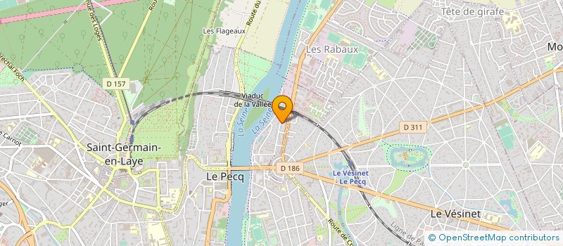 localisation de l'entreprise MONSIEUR VICTOR HUGO MACEDO DA SILVA  LE PECQ