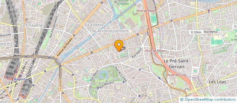 localisation de l'entreprise MONSIEUR VICTOR HUSSENOT DESENONGES  PARIS