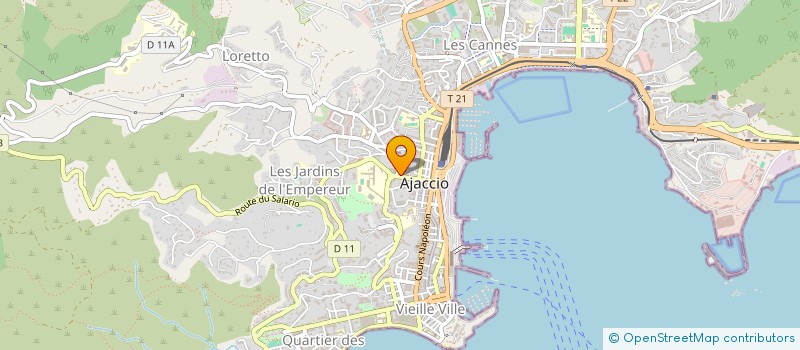 localisation de l'entreprise MONSIEUR VICTOR ITIER à AJACCIO