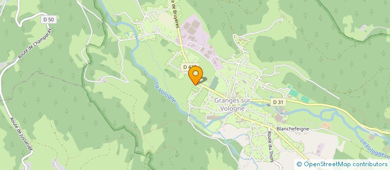 localisation de l'entreprise MONSIEUR VICTOR JACQUES  GRANGES-AUMONTZEY