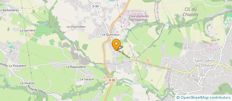 localisation de l'entreprise MONSIEUR VICTOR JACQUIN  SAINTE-CONSORCE