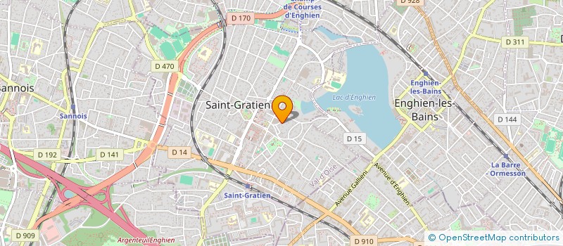 localisation de l'entreprise MONSIEUR VICTOR JAMIN  SAINT-GRATIEN