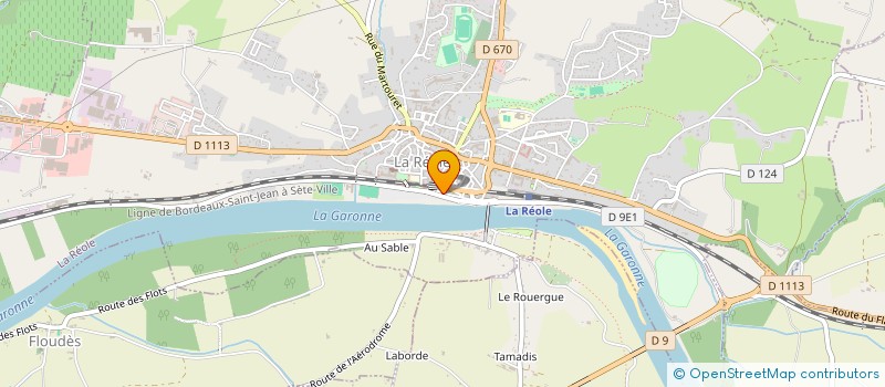 localisation de l'entreprise MONSIEUR VICTOR JARIELLE  LA REOLE