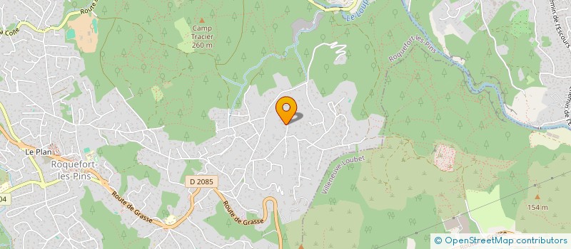 localisation de l'entreprise MONSIEUR VICTOR JEAN  ROQUEFORT-LES-PINS